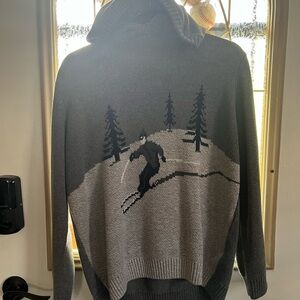 Abercrombie hooded ski sweater